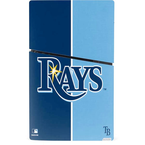 MLB Tampa Bay Rays Split PS5 Slim Digital Edition Bundle Skin