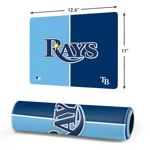 MLB Tampa Bay Rays Split Gaming Mouse Pad