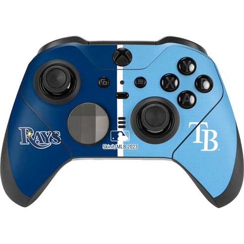MLB Tampa Bay Rays Split Xbox Elite Wireless Controller Series 2 Skin