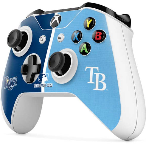 MLB Tampa Bay Rays Split Xbox One S Controller Skin