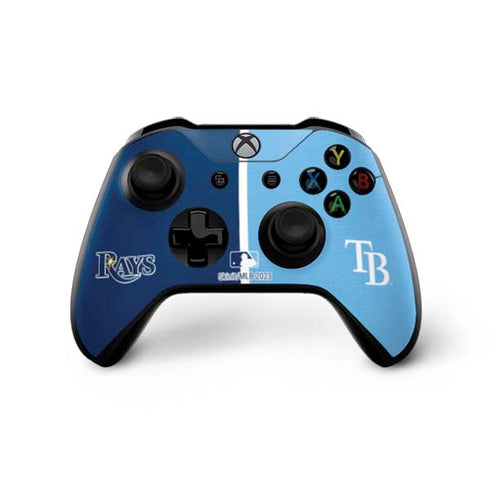 MLB Tampa Bay Rays Split Xbox One X Controller Skin