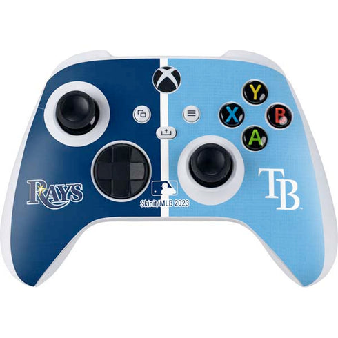 MLB Tampa Bay Rays Split Xbox Series S Controller Skin