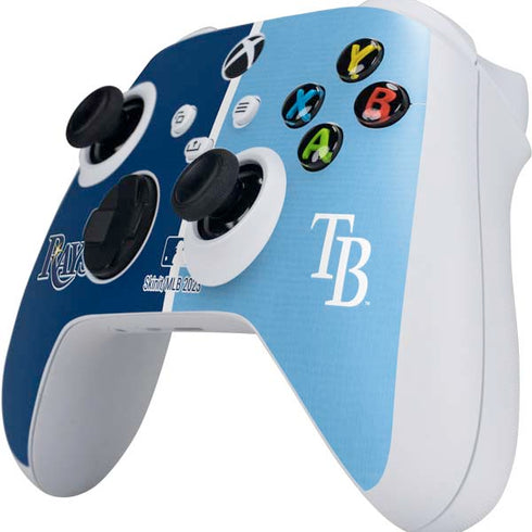 MLB Tampa Bay Rays Split Xbox Series S Controller Skin