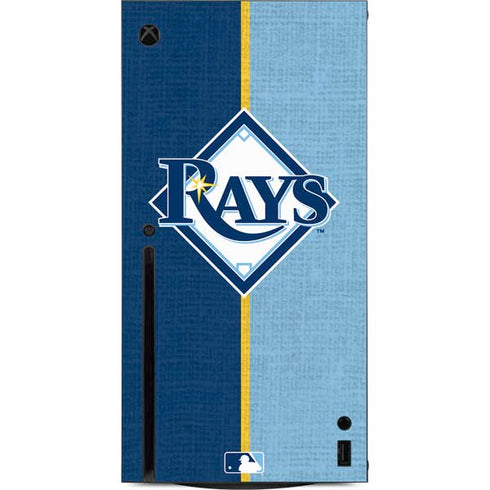 MLB Tampa Bay Rays Split Xbox Series X Console Skin
