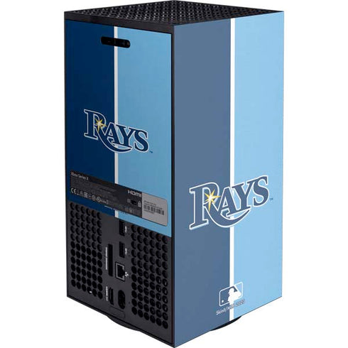 MLB Tampa Bay Rays Split Xbox Series X Console Skin
