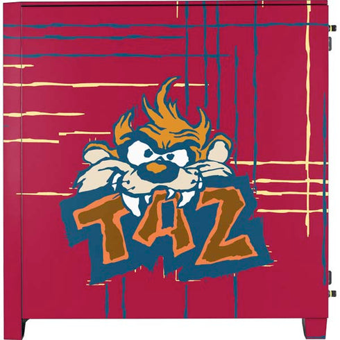 Looney Tunes Tasmanian Devil Bite Corsair 4000D Tempered Glass Mid-Tower ATX Case Skin
