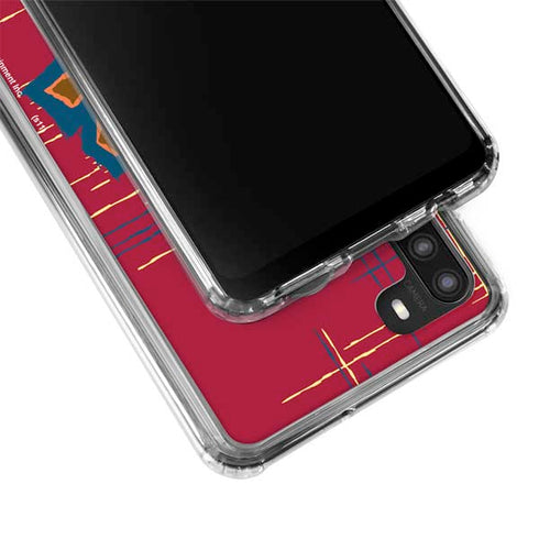 Looney Tunes Tasmanian Devil Bite Galaxy A21 Clear Case