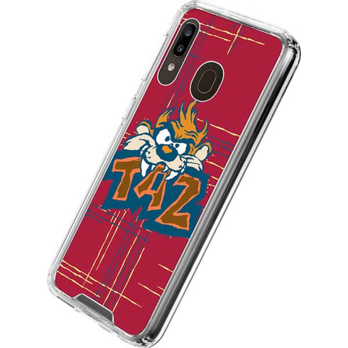 Looney Tunes Tasmanian Devil Bite Galaxy A30 Clear Case