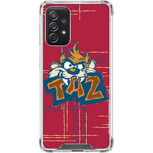 Looney Tunes Tasmanian Devil Bite Galaxy A72 5G Clear Case