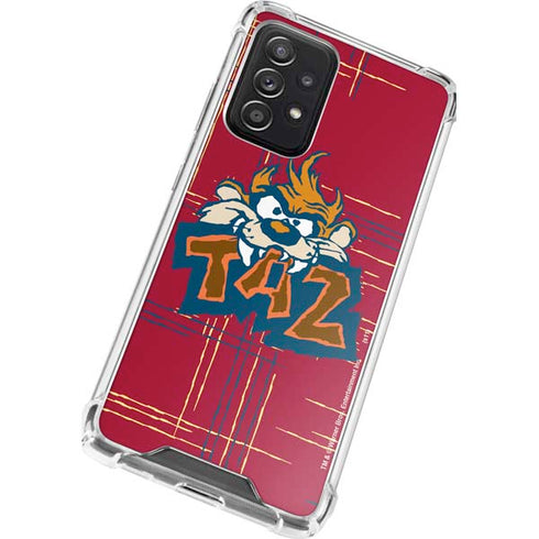 Looney Tunes Tasmanian Devil Bite Galaxy A72 5G Clear Case