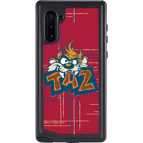 Looney Tunes Tasmanian Devil Bite Galaxy Note 10 Waterproof Case