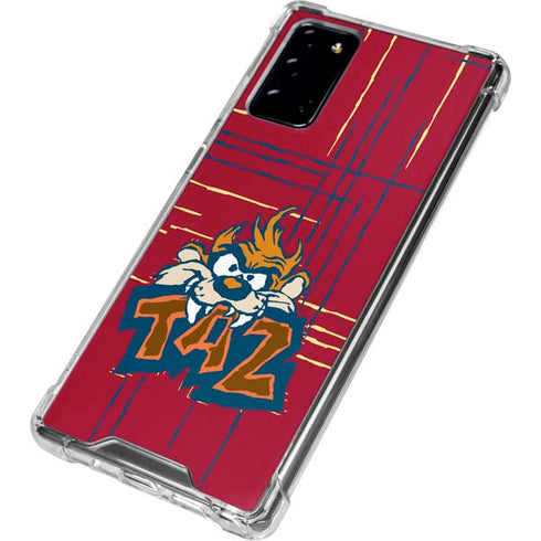 Looney Tunes Tasmanian Devil Bite Galaxy Note20 5G Clear Case