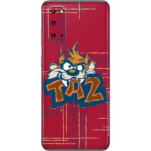 Looney Tunes Tasmanian Devil Bite Galaxy S20 Skin