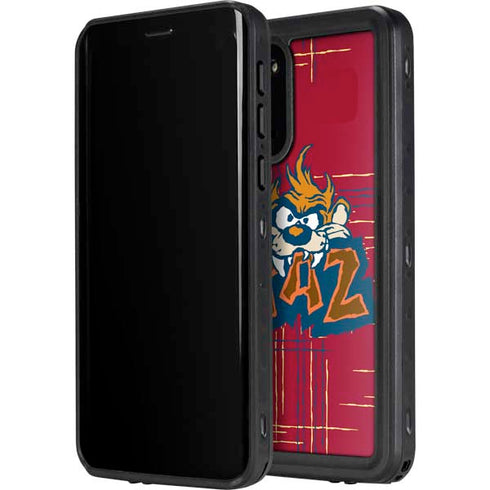 Looney Tunes Tasmanian Devil Bite Galaxy S20 Waterproof Case