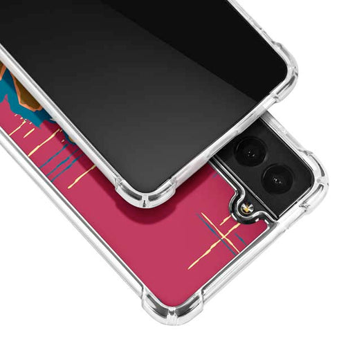 Looney Tunes Tasmanian Devil Bite Galaxy S21 5G Clear Case