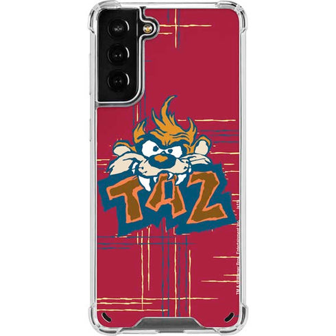 Looney Tunes Tasmanian Devil Bite Galaxy S21 Plus 5G Clear Case