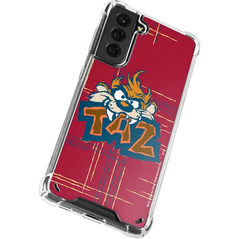 Looney Tunes Tasmanian Devil Bite Galaxy S21 Plus 5G Clear Case