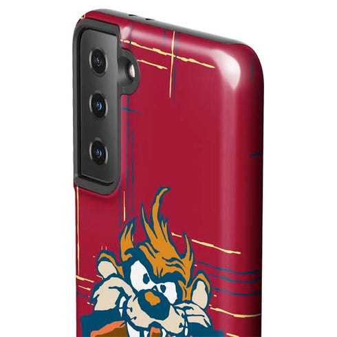 Looney Tunes Tasmanian Devil Bite Galaxy S21 Plus 5G Pro Case