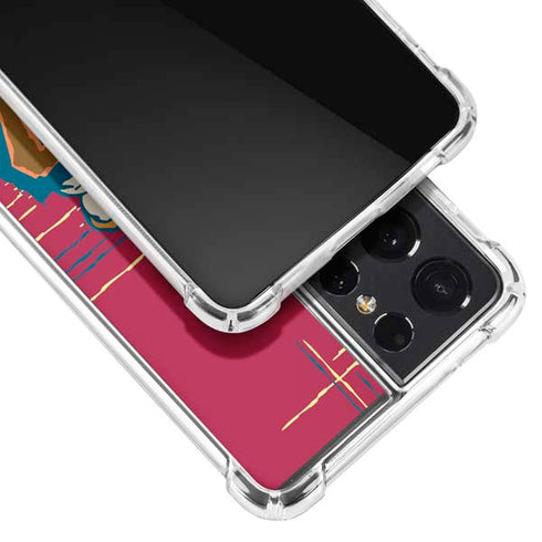 Looney Tunes Tasmanian Devil Bite Galaxy S21 Ultra 5G Clear Case