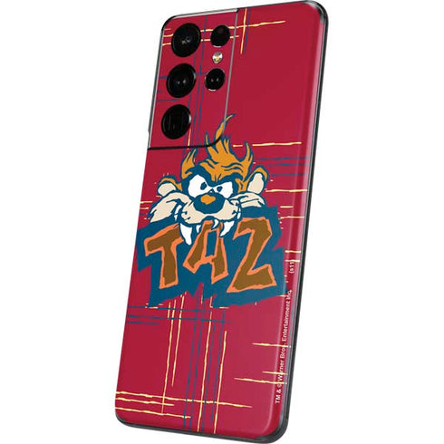 Looney Tunes Tasmanian Devil Bite Galaxy S21 Ultra 5G Skin