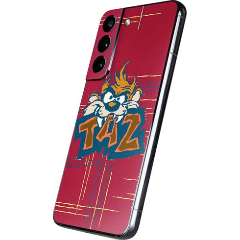 Looney Tunes Tasmanian Devil Bite Galaxy S22 Skin