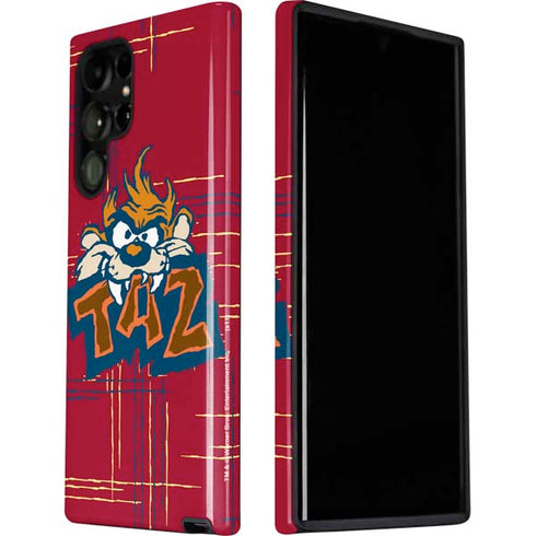 Looney Tunes Tasmanian Devil Bite Galaxy S22 Ultra Pro Case