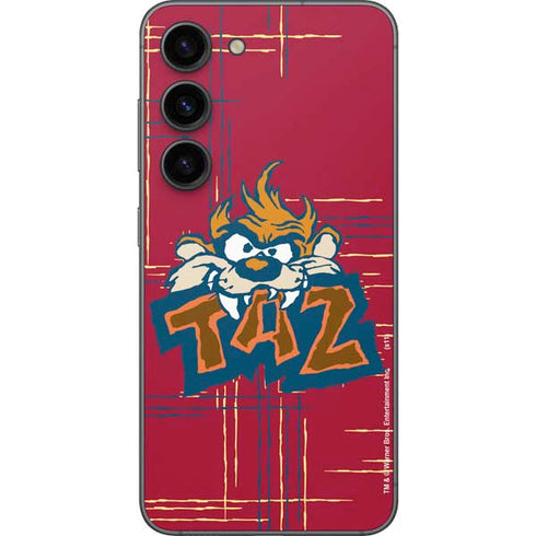 Looney Tunes Tasmanian Devil Bite Galaxy S23 Skin