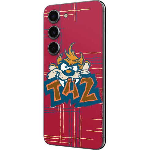 Looney Tunes Tasmanian Devil Bite Galaxy S23 Skin