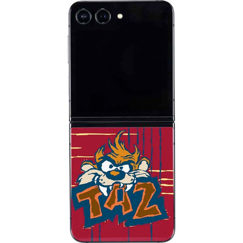 Looney Tunes Tasmanian Devil Bite Galaxy Z Flip5 5G Skin