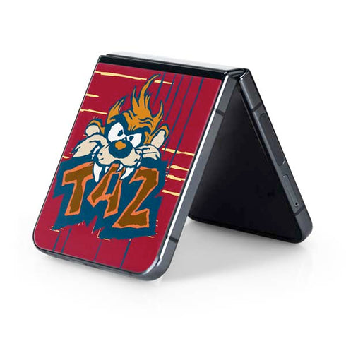 Looney Tunes Tasmanian Devil Bite Galaxy Z Flip5 5G Skin