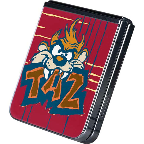 Looney Tunes Tasmanian Devil Bite Galaxy Z Flip5 5G Skin
