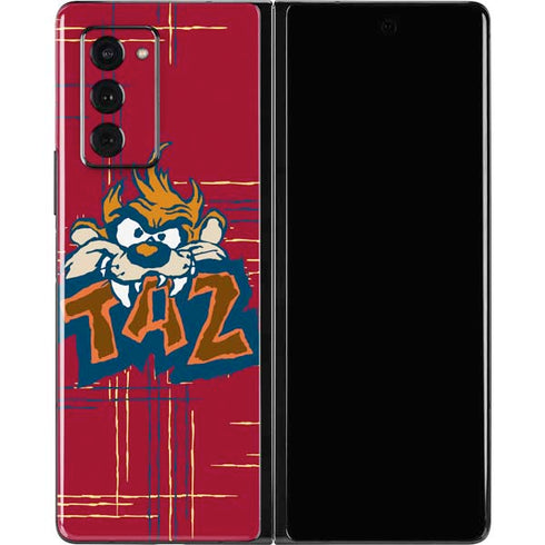 Looney Tunes Tasmanian Devil Bite Galaxy Z Fold2 5G Skin