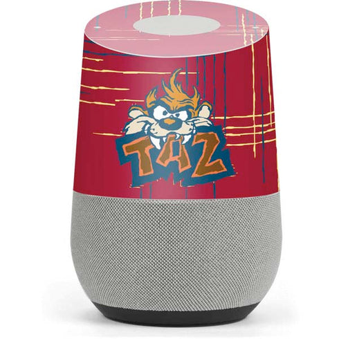 Looney Tunes Tasmanian Devil Bite Google Home Skin