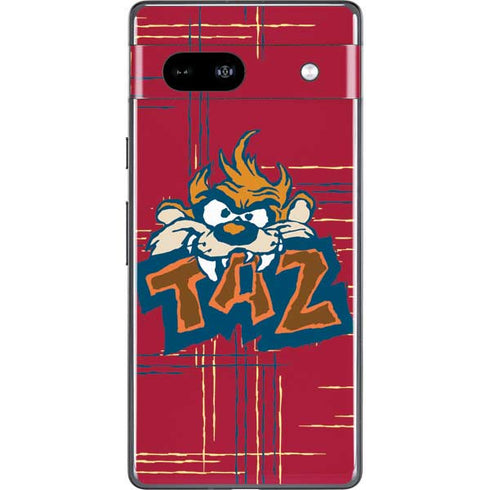 Looney Tunes Tasmanian Devil Bite Google Pixel 7a Skin