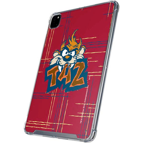 Looney Tunes Tasmanian Devil Bite iPad Pro 12.9in (2020) Clear Case