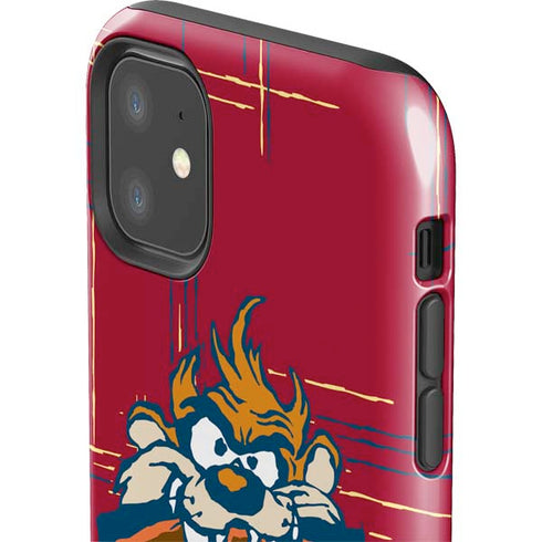 Looney Tunes Tasmanian Devil Bite iPhone 11 Impact Case