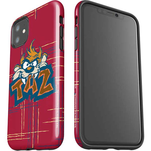 Looney Tunes Tasmanian Devil Bite iPhone 11 Impact Case
