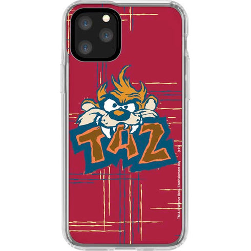 Looney Tunes Tasmanian Devil Bite iPhone 11 Pro Clear Case