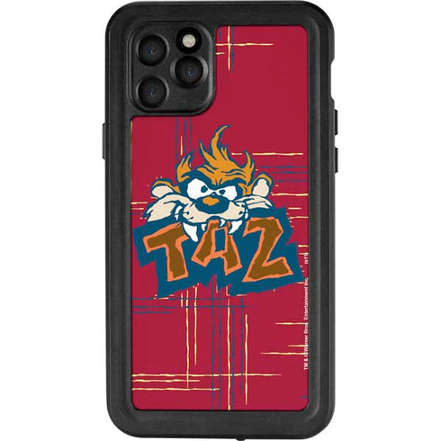 Looney Tunes Tasmanian Devil Bite iPhone 11 Pro Waterproof Case