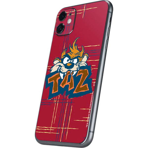 Looney Tunes Tasmanian Devil Bite iPhone 11 Skin