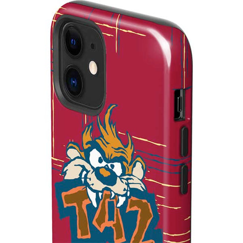 Looney Tunes Tasmanian Devil Bite iPhone 12 Impact Case