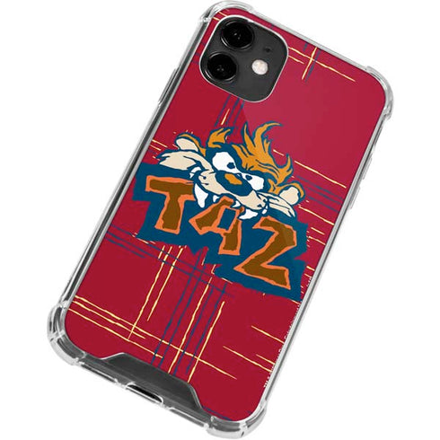 Looney Tunes Tasmanian Devil Bite iPhone 12 Mini Clear Case