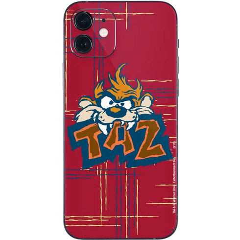 Looney Tunes Tasmanian Devil Bite iPhone 12 Mini Skin