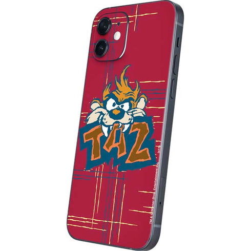 Looney Tunes Tasmanian Devil Bite iPhone 12 Mini Skin