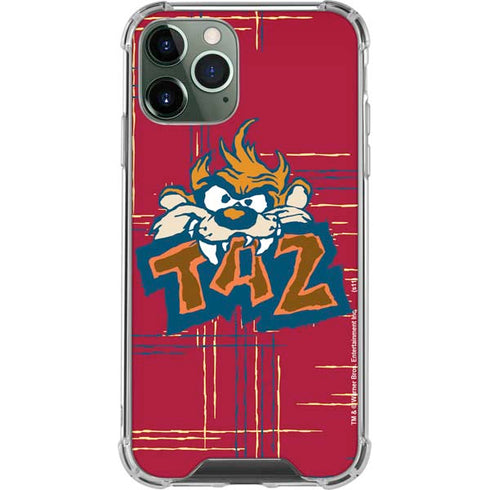Looney Tunes Tasmanian Devil Bite iPhone 12 Pro Clear Case