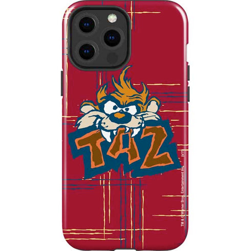 Looney Tunes Tasmanian Devil Bite iPhone 13 Pro Max Impact Case