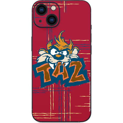 Looney Tunes Tasmanian Devil Bite iPhone 13 Skin