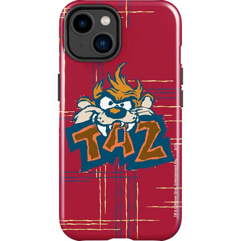 Looney Tunes Tasmanian Devil Bite iPhone 14 Plus Impact Case