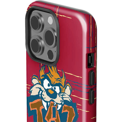 Looney Tunes Tasmanian Devil Bite iPhone 15 Pro Impact Case