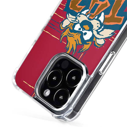 Looney Tunes Tasmanian Devil Bite iPhone 15 Pro Max MagSafe Case